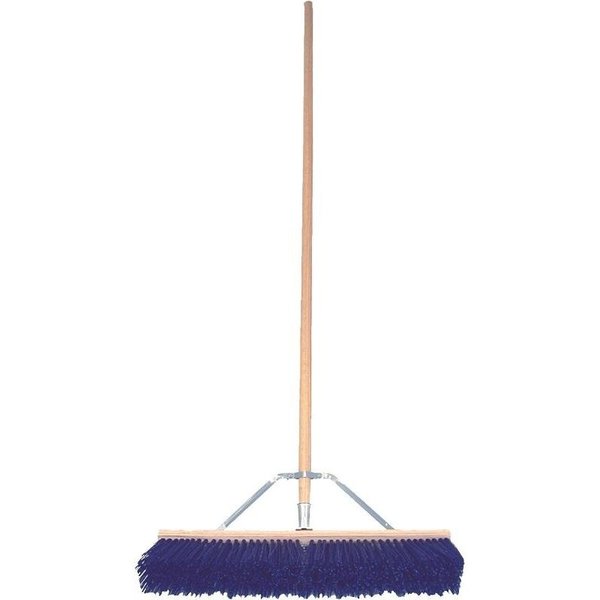 Birdwell StreetBarn Broom, 412 in L Trim, Polypropylene Bristle, Hardwood Handle 6024-4